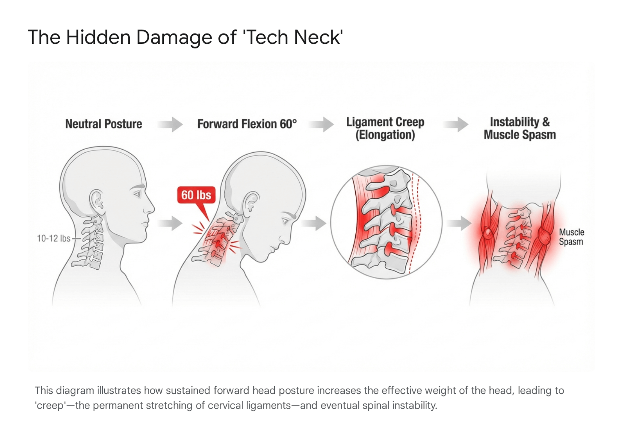 The Tech Neck Epidemic: Why Your Phone Habit May Be Causing Cervical ...